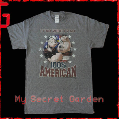 Popeye The Sailor Man - Yam American T Shirt ( Men M ) ***READY TO SHIP from Hong Kong*** Popeye The Sailor Man - Yam American T Shirt ( Men M ) ***READY TO SHIP from Hong Kong***